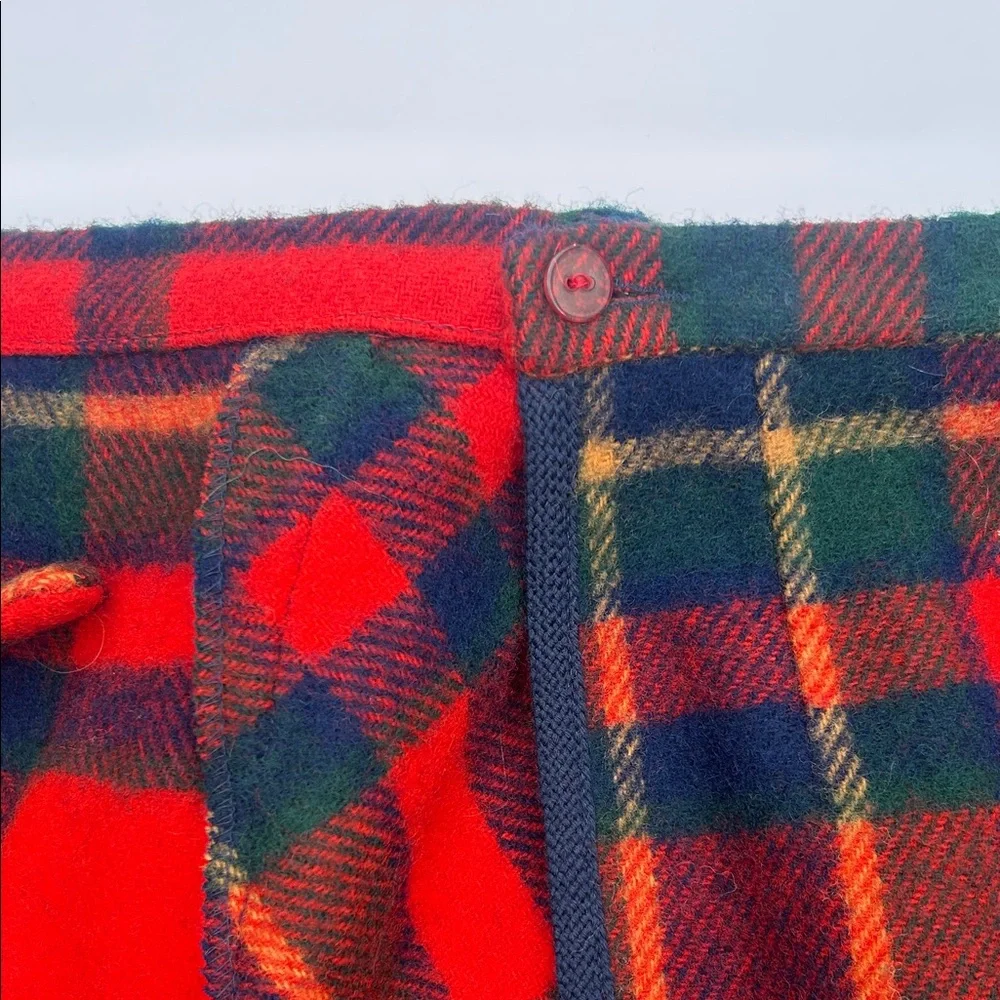 Knockabouts by Pendleton Red and Green Plaid A-Line Skirt - Picture 2 of 9